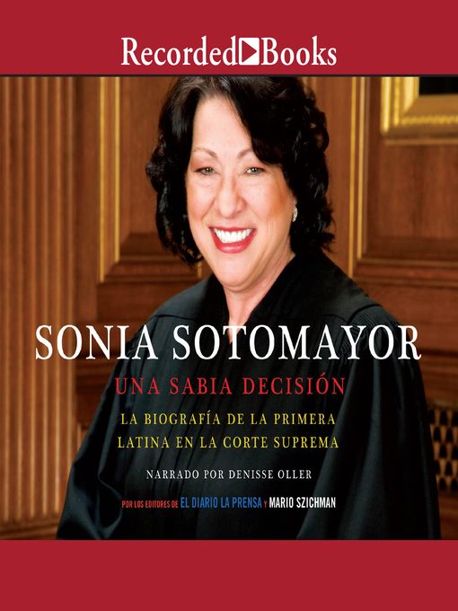 Title details for Sonia Sotomayor by Mario Szichman - Available